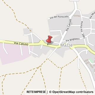 Mappa Via Caluso,  1, 10035 Mazzè, Torino (Piemonte)