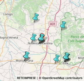 Mappa Via Spinosa, 36025 Noventa Vicentina VI, Italia (7.21571)