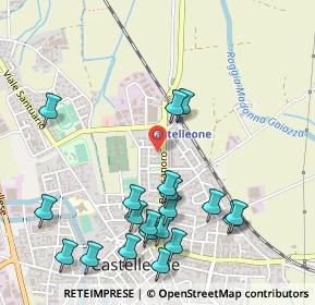 Mappa Via Giacomo Matteotti, 26012 Castelleone CR, Italia (0.593)