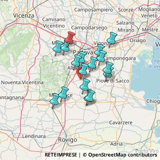 Mappa Via dell'Industria, 35020 Carrara San Giorgio PD, Italia (10.51294)