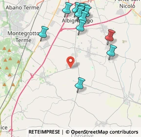 Mappa Via dell'Industria, 35020 Carrara San Giorgio PD, Italia (4.84769)