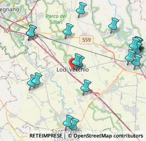 Mappa Via Cassinari, 26855 Lodi Vecchio LO, Italia (5.252)