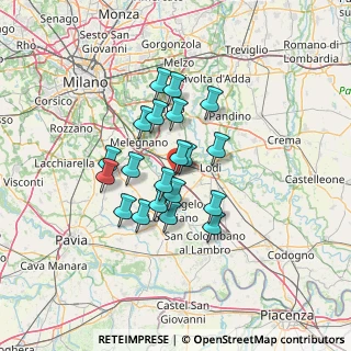 Mappa Via Cassinari, 26855 Lodi Vecchio LO, Italia (10.2965)