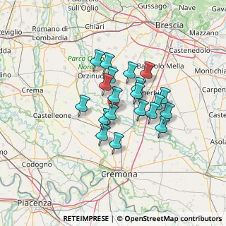 Mappa Str. per il Saliceto, 25027 Quinzano d'Oglio BS, Italia (9.9755)