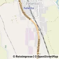 地図 Feletto
