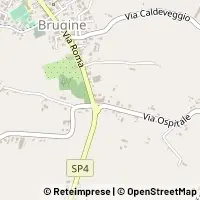 Mapa Brugine