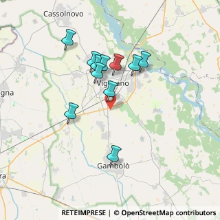 Mappa Str. Vecchia per Gambolò, 27029 Vigevano PV, Italia (3.19)