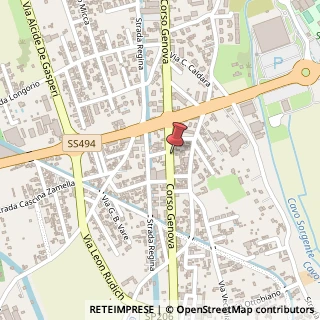 Mappa Corso Genova, 142, 27029 Vigevano, Pavia (Lombardia)