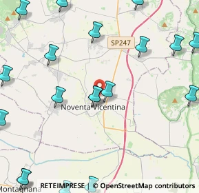 Mappa Via Asiago, 36025 Noventa Vicentina VI, Italia (6.247)