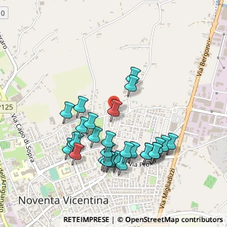 Mappa Via Asiago, 36025 Noventa Vicentina VI, Italia (0.49643)
