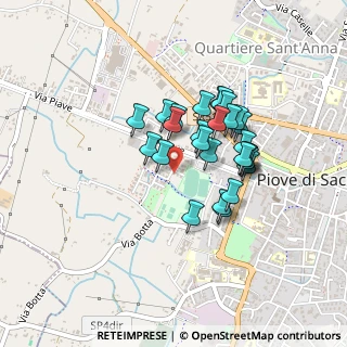 Mappa Via D. Alpago, 35028 Piove di Sacco PD, Italia (0.33778)