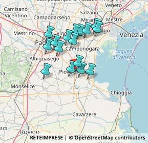 Mappa Via D. Alpago, 35028 Piove di Sacco PD, Italia (11.02188)