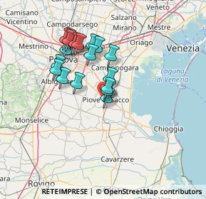 Mappa Via D. Alpago, 35028 Piove di Sacco PD, Italia (11.83)
