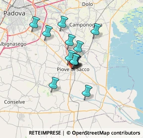 Mappa Via Circonvallazione, 35028 Piove di Sacco PD, Italia (4.64462)