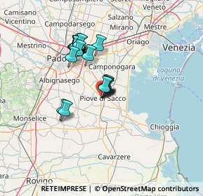 Mappa Via Circonvallazione, 35028 Piove di Sacco PD, Italia (10.9405)
