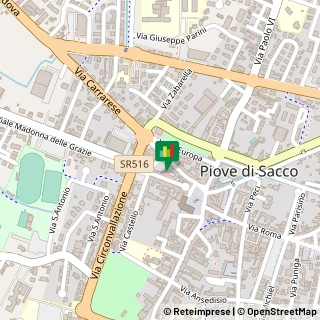 Mappa Via Gauslino, 24, 35028 Piove di Sacco, Padova (Veneto)