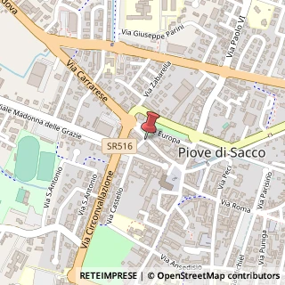 Mappa Via Castello, 46/1, 35028 Piove di Sacco, Padova (Veneto)