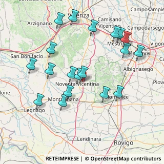 Mappa Via Fioccarde, 36025 Noventa Vicentina VI, Italia (16.67158)