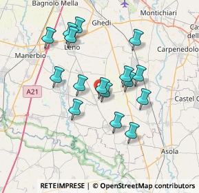 Mappa Via Beato Tovini, 25023 Gottolengo BS, Italia (6.37125)
