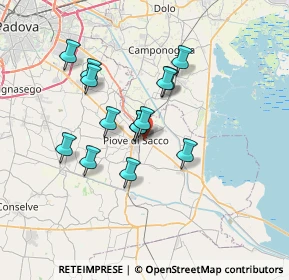 Mappa Piove Di Sacco, 35028 Piove di Sacco PD, Italia (5.69643)