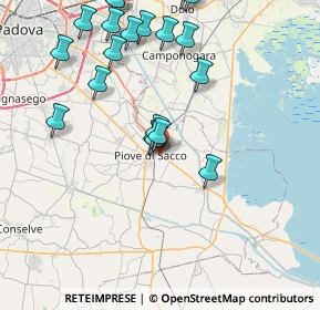 Mappa Piove Di Sacco, 35028 Piove di Sacco PD, Italia (9.0385)