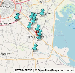 Mappa Piove Di Sacco, 35028 Piove di Sacco PD, Italia (5.85167)