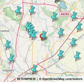 Mappa Viale europa, 10035 Mazzè TO, Italia (9.8535)