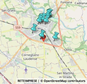 Mappa Via S. Colombano, 26900 Lodi LO, Italia (1.44091)