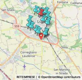 Mappa Via S. Colombano, 26900 Lodi LO, Italia (1.46706)