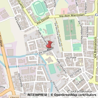 Mappa Via Sgazzini, 1, 26012 Castelleone CR, Italia, 26012 Castelleone, Cremona (Lombardia)