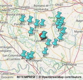 Mappa Via Sgazzini, 26012 Castelleone CR, Italia (12.311)