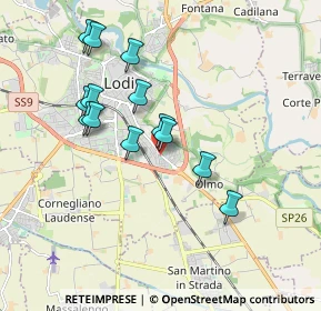 Mappa Via S. Bernardo, 26900 Lodi LO, Italia (1.67231)