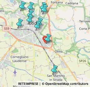 Mappa Via S. Bernardo, 26900 Lodi LO, Italia (2.25455)