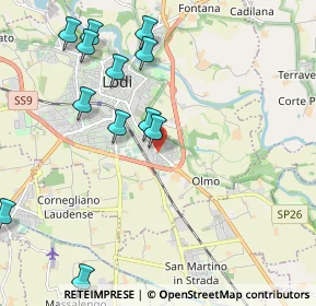Mappa Via S. Bernardo, 26900 Lodi LO, Italia (2.35167)