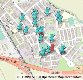 Mappa Via S. Bernardo, 26900 Lodi LO, Italia (0.2155)