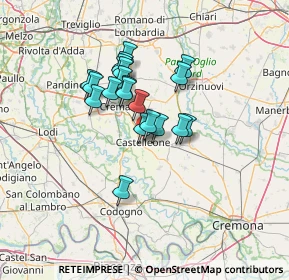 Mappa Via Manenti, 26012 Castelleone CR, Italia (10.0185)