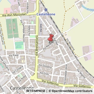 Mappa Via Manenti, 13, 26012 Castelleone, Cremona (Lombardia)