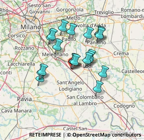 Mappa Via Martin Luther King, 26855 Lodi Vecchio LO, Italia (11.2145)