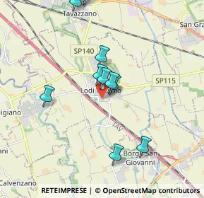Mappa Via Martin Luther King, 26855 Lodi Vecchio LO, Italia (1.89455)
