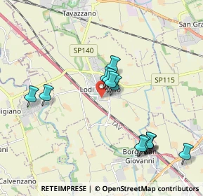 Mappa Via Martin Luther King, 26855 Lodi Vecchio LO, Italia (1.91)