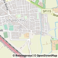 Mapa Lodi Vecchio