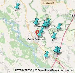 Mappa Via Don Milani, 20086 Motta Visconti MI, Italia (3.41714)