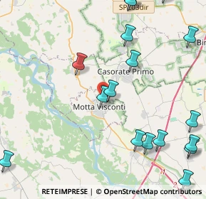 Mappa Via Don Milani, 20086 Motta Visconti MI, Italia (6.236)