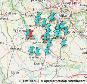 Mappa Via Don Milani, 20086 Motta Visconti MI, Italia (10.8215)