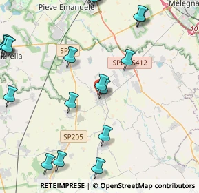 Mappa Località Vairano, 27018 Vidigulfo PV, Italia (5.7285)