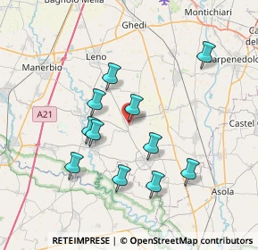 Mappa Via Circonvallazione Sera, 25023 Gottolengo BS, Italia (6.75)