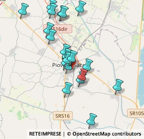 Mappa Via Puniga, 35028 Piove di Sacco PD, Italia (3.543)