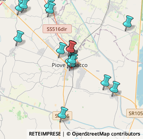 Mappa Via Puniga, 35028 Piove di Sacco PD, Italia (4.08625)