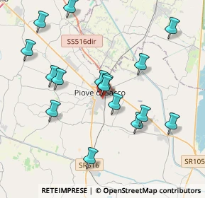 Mappa Via Puniga, 35028 Piove di Sacco PD, Italia (3.94938)