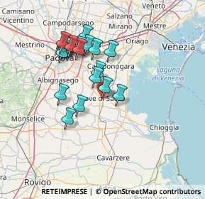 Mappa Via Puniga, 35028 Piove di Sacco PD, Italia (12.9)